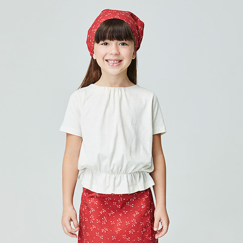 Blusa Infantil Naturalinho Cru