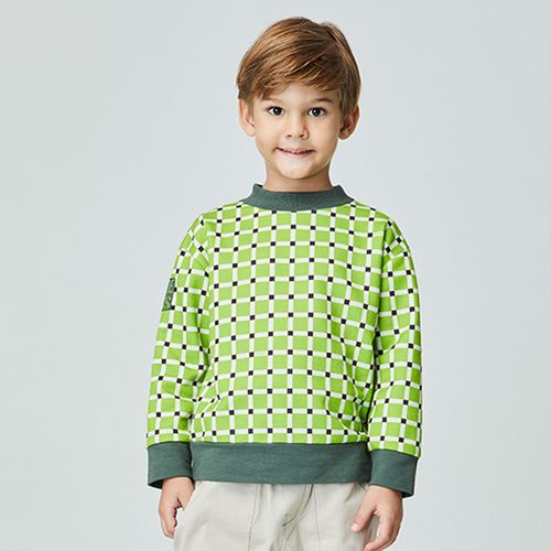 Blusão Infantil Grid Verde