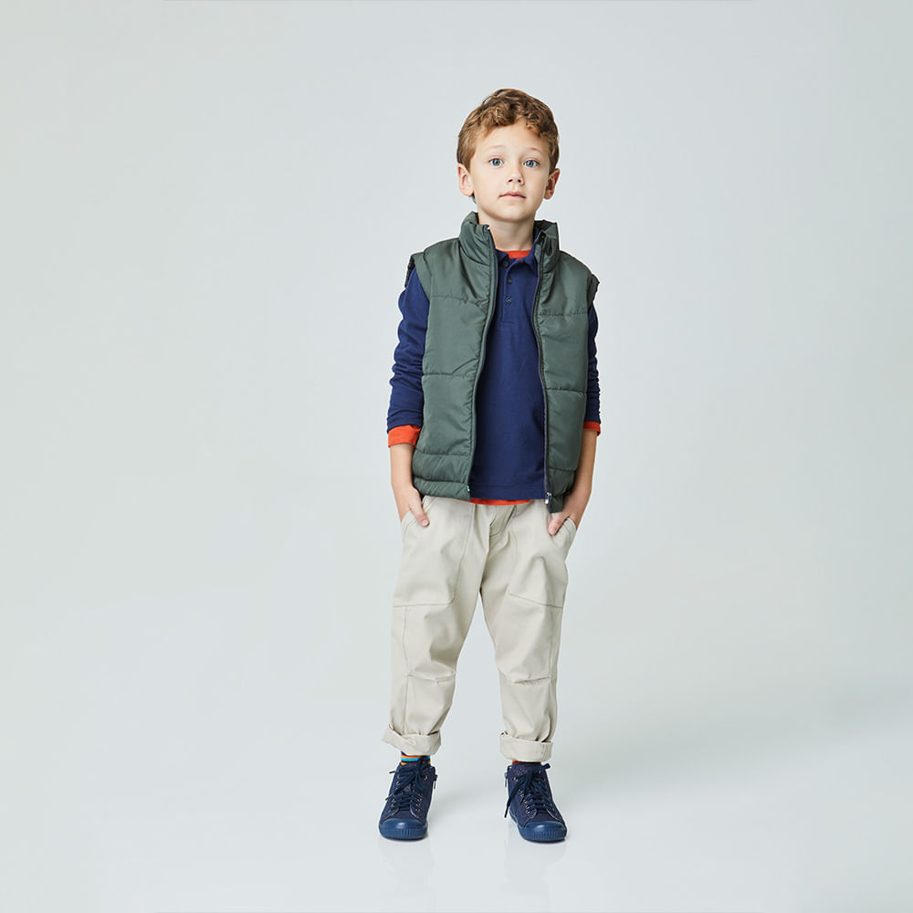Calça Infantil Natural Areia