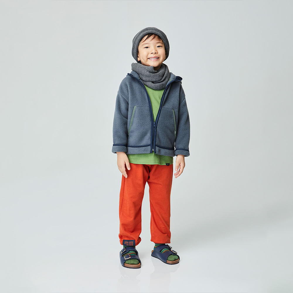 Casaco Infantil Soft Cinza