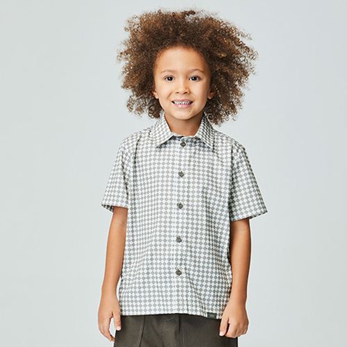 Camisa Infantil Duo Cinza