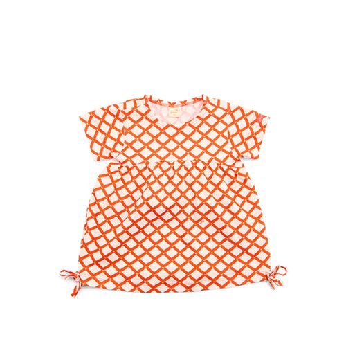 Vestido Bebê Labirinto Vermelho