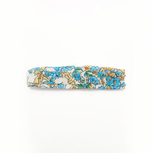 Faixa Bebê Flora Azul