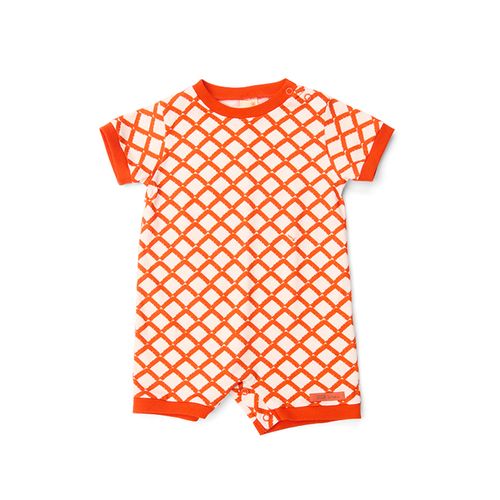 Macacão Bebê Labirinto Vermelho