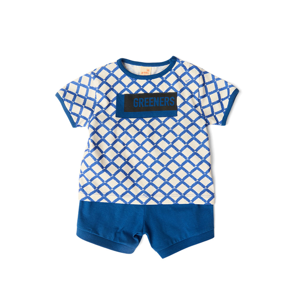 Conjunto Bebê Labirinto Azul