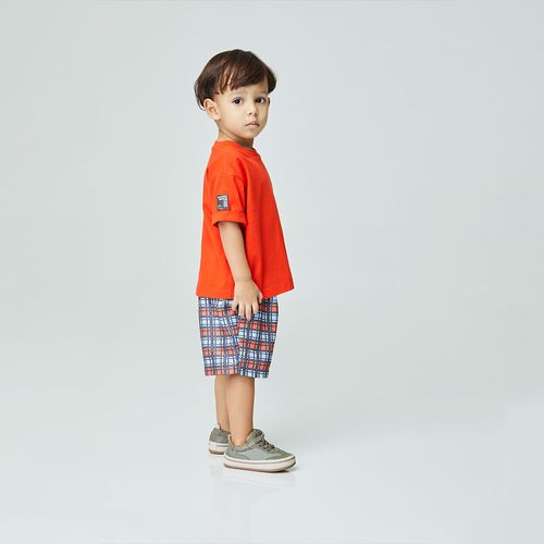 Conjunto Toddler Infinito Laranja