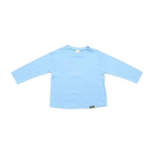 Camiseta Toddler Astral Manga Longa Azul Claro
