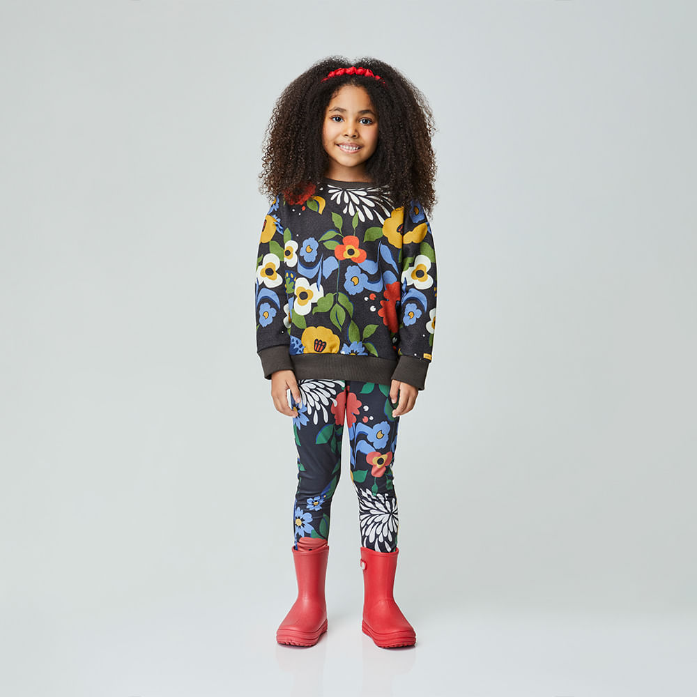 Legging Infantil Jardim dos Sonhos