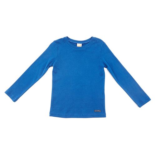 Camiseta Infantil Sonho Manga Longa Azul