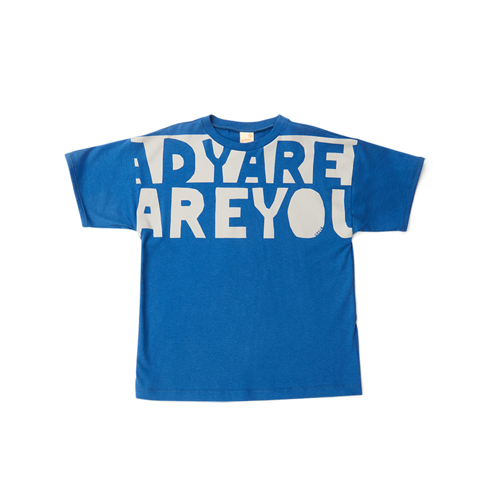 Camiseta Infantil Ready Azul