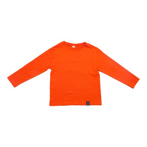Camiseta Infantil Astral Manga Longa Laranja