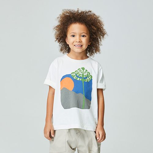 Camiseta Infantil Joy Off-White