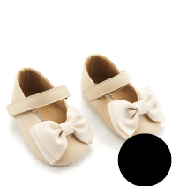 Sapato Bebê Laço Preto