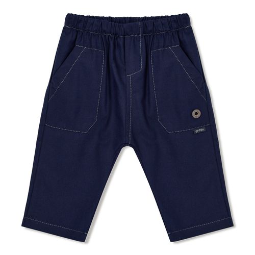 Calça Bebê Sarja Azul