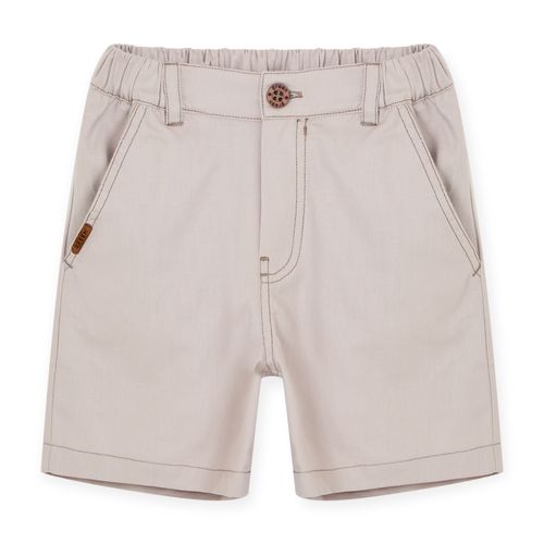 Bermuda Infantil Menino Oxford Cinza