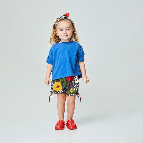 Conjunto Toddler Jardim dos Sonhos Azul