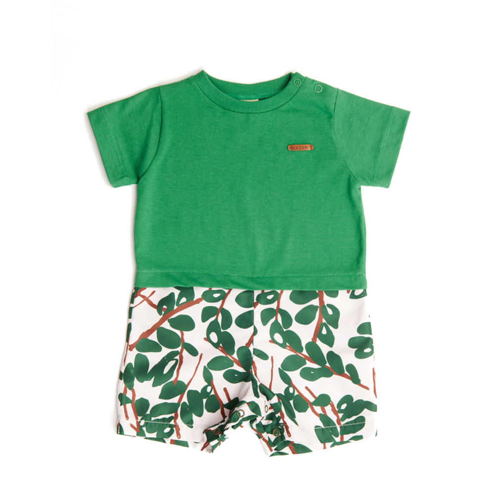 Macacão Bebê Ser Verde
