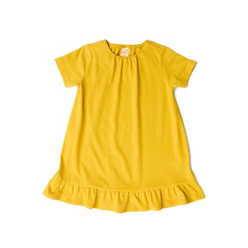 Vestido Toddler Amor Amarelo