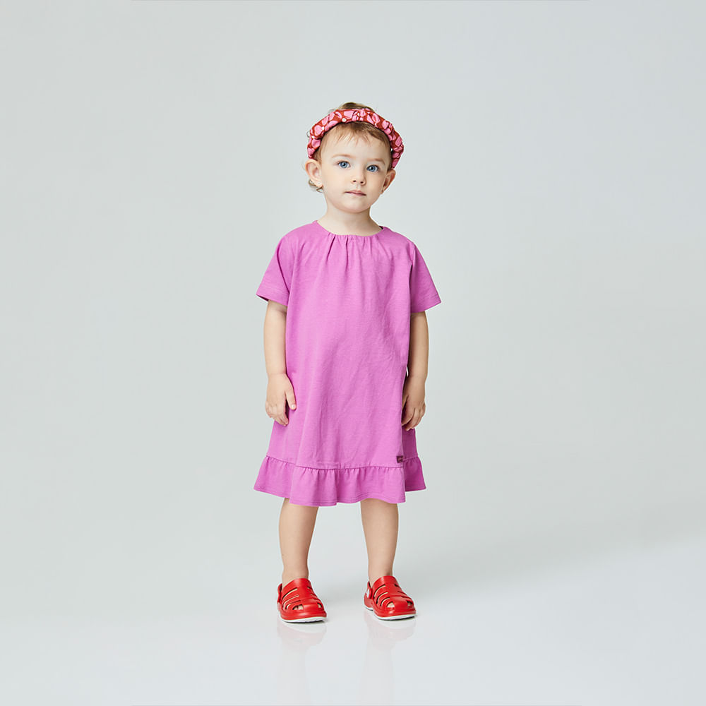 Vestido Toddler Amor Rosa