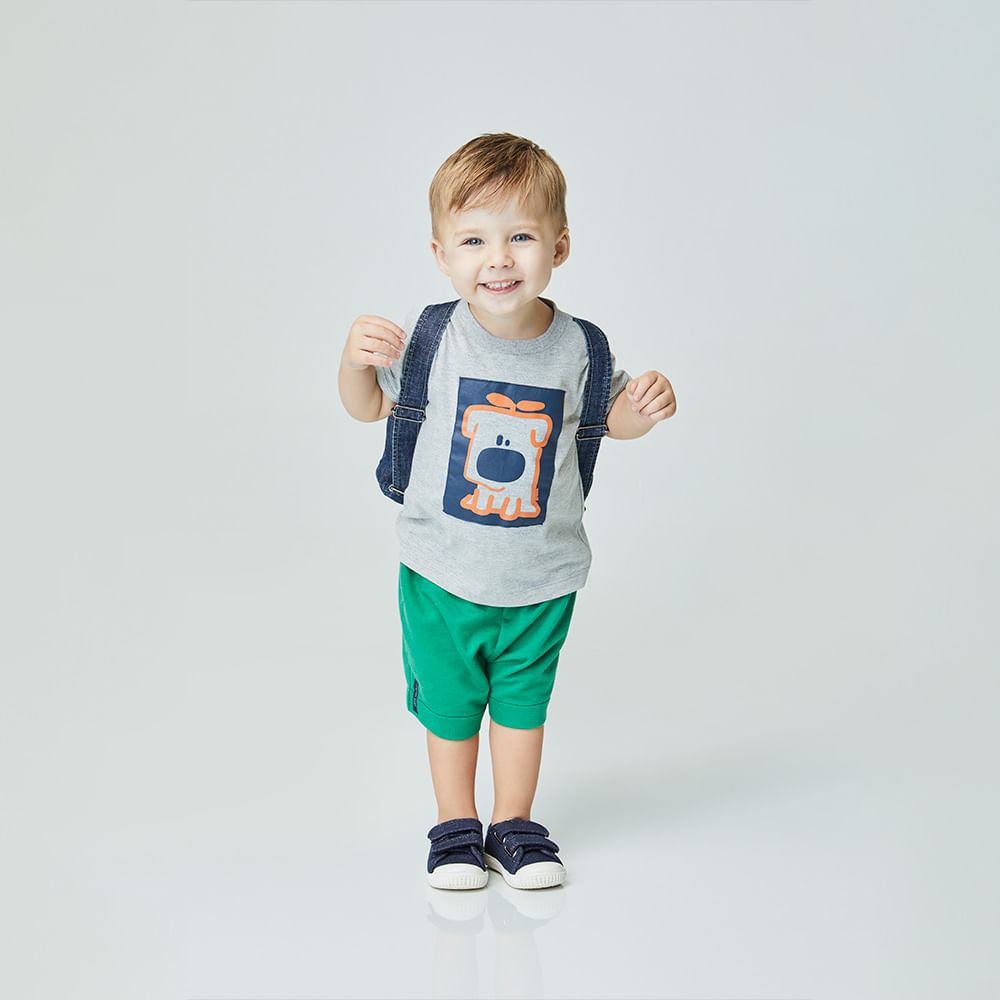 Conjunto Toddler Dog Verde
