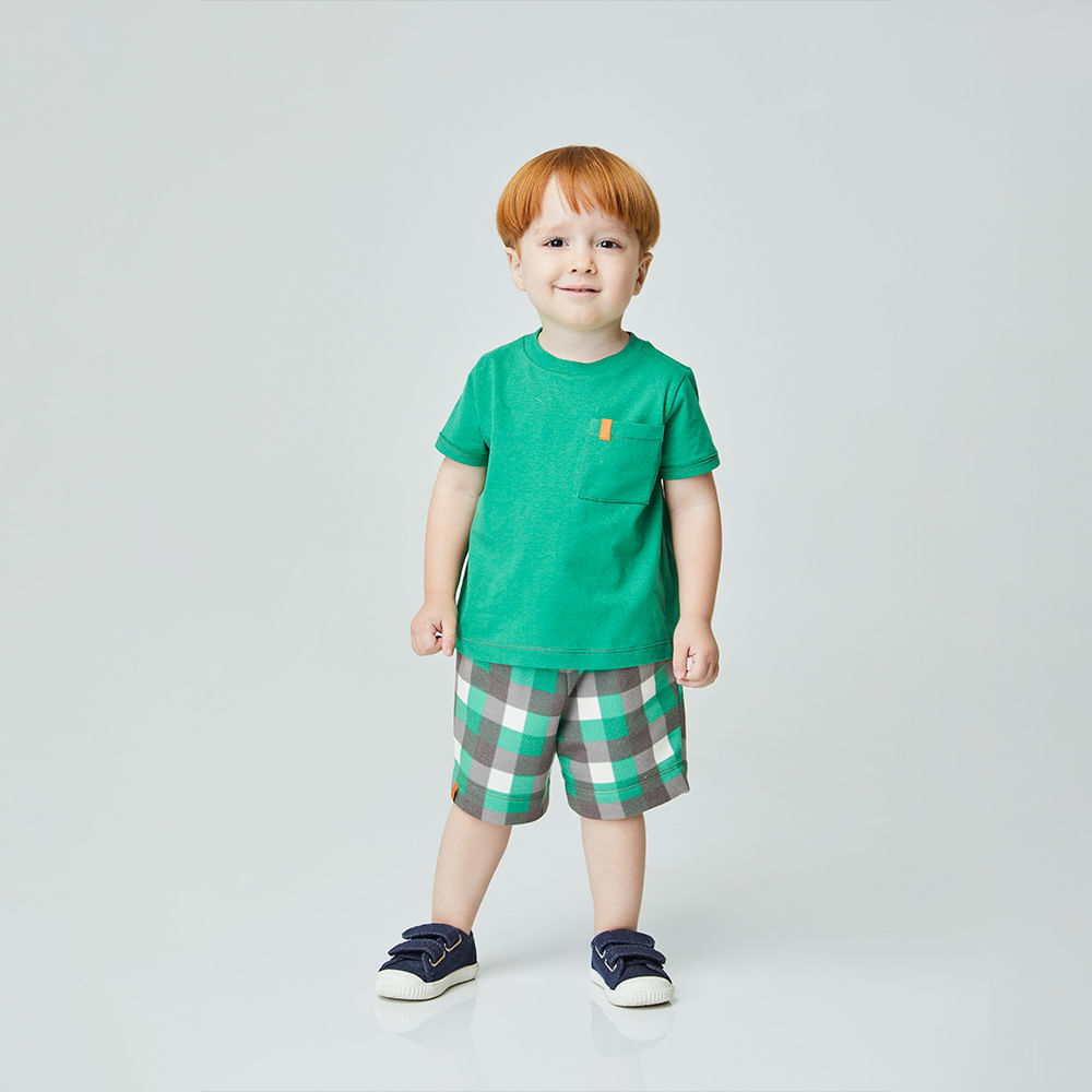 Conjunto Toddler Xadrez Green