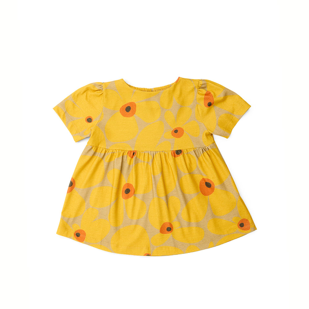 Bata Infantil Power Flower Amarela