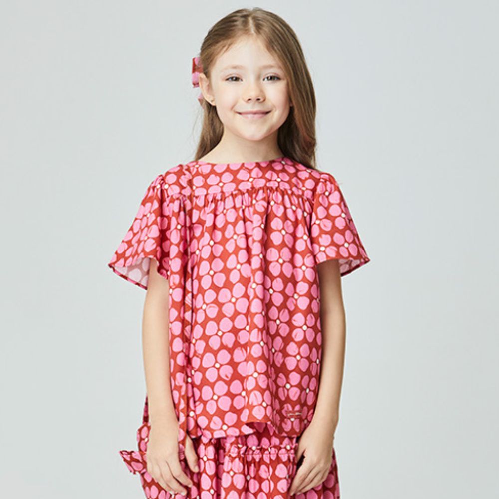 Blusa Infantil Trevo Encantado Vermelha