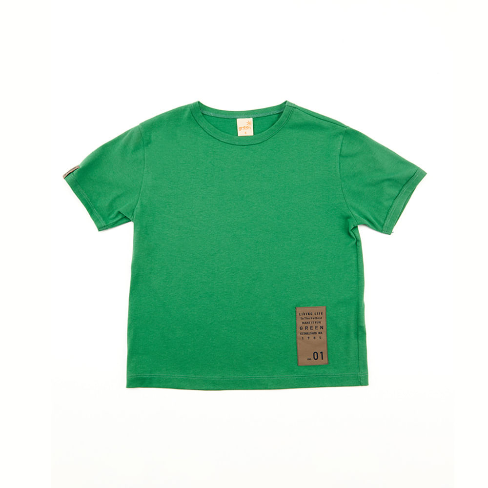 Camiseta Infantil Feel Verde