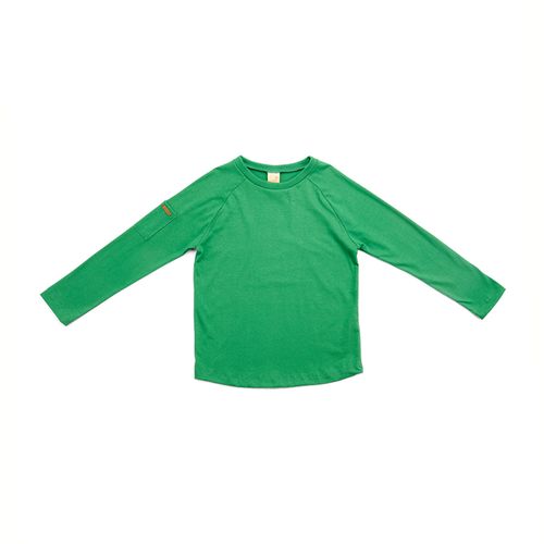 Camiseta Infantil Feel Manga Longa Verde