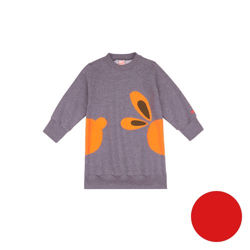 Vestido Infantil Rabbit Vermelho