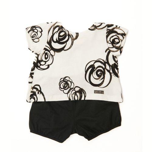 Conjunto Bebê Aquarela Off-White