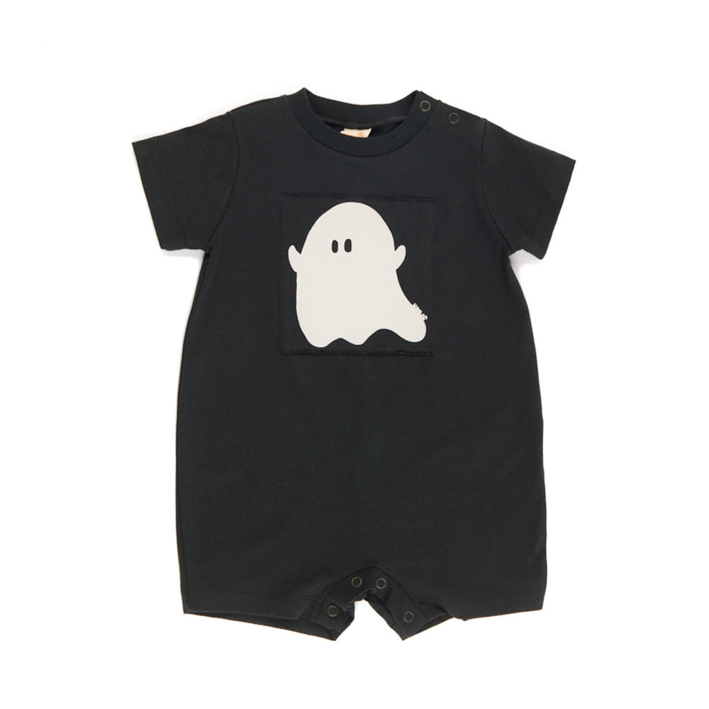Macacão Bebê Ghost Chumbo
