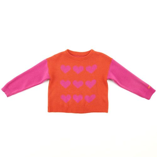Blusa Infantil Coração Vermelho
