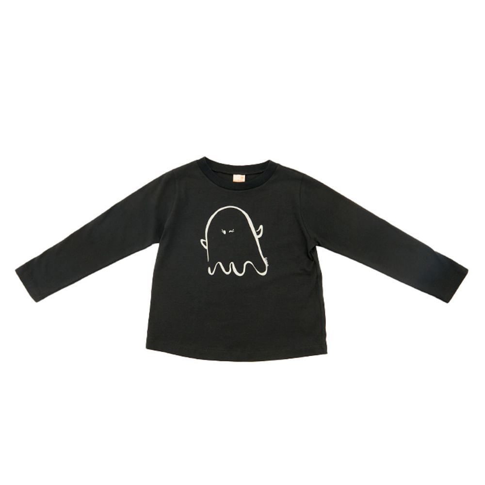 Camiseta Infantil Soul Manga Longa Chumbo