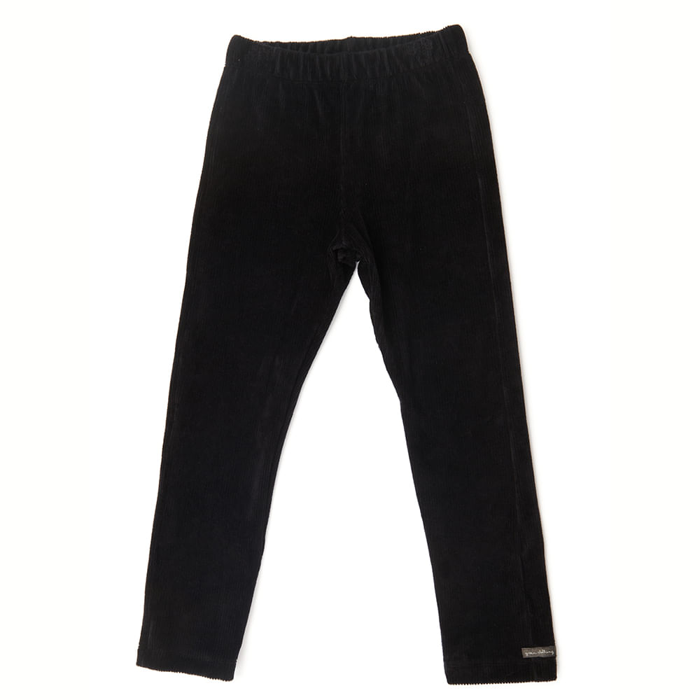 Legging Infantil Cotelê Chumbo