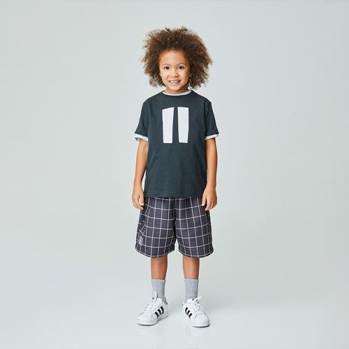 Bermuda Infantil Line Chumbo