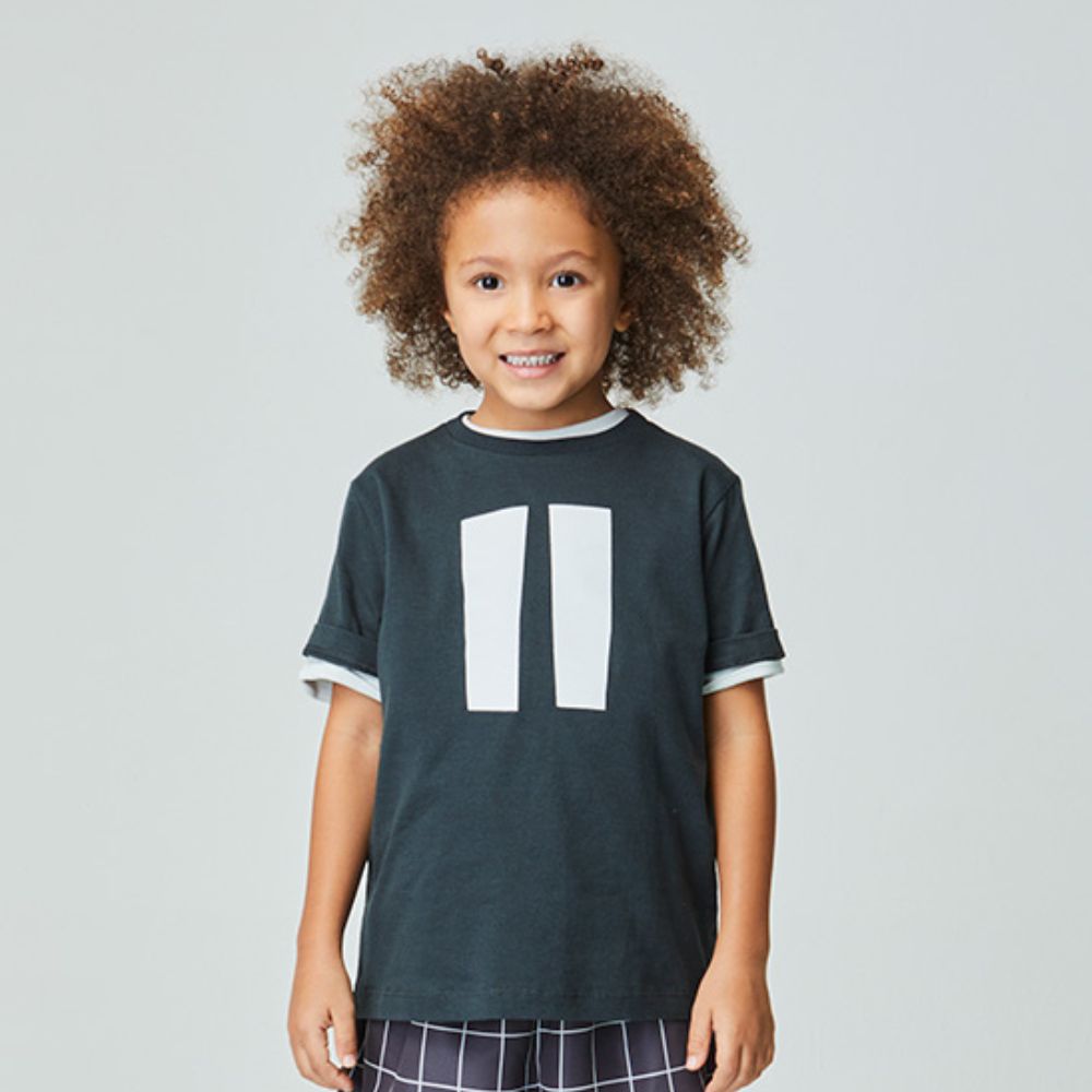 Camiseta Infantil Pause Chumbo