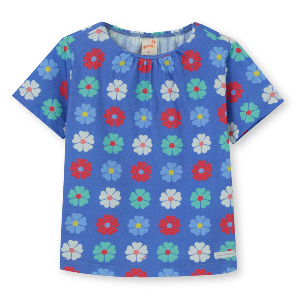 Blusa Toddler Estampada Azul