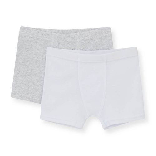 Kit Cueca Boxer Infantil Cinza