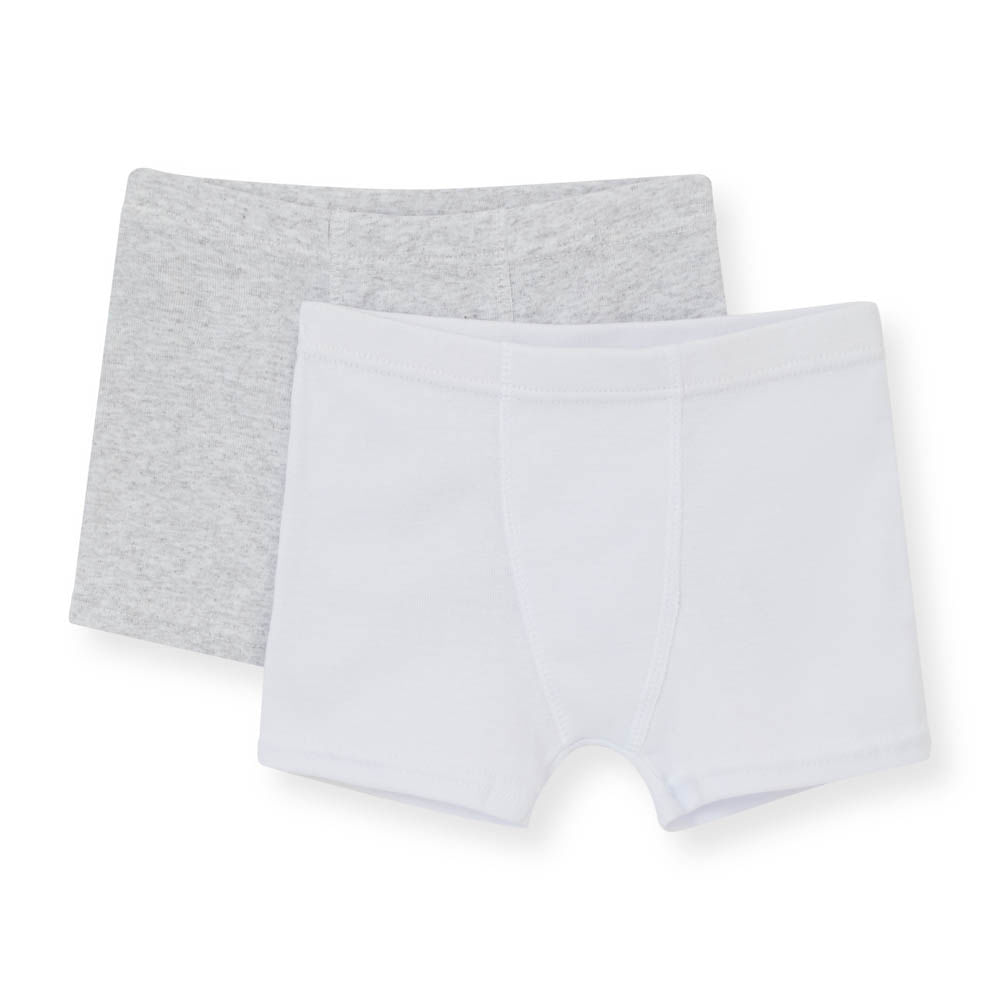 Kit Cueca Boxer Infantil Cinza