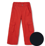 Calça Infantil Cargo Chumbo