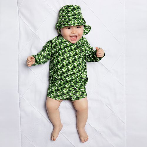 Sunga Bebê Menino Green Verde