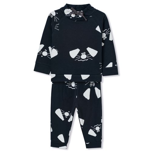 Conjunto Toddler Menino Moti Estampado Chumbo