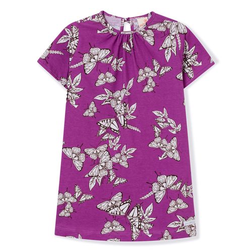 Vestido Toddler Estampado Rosa