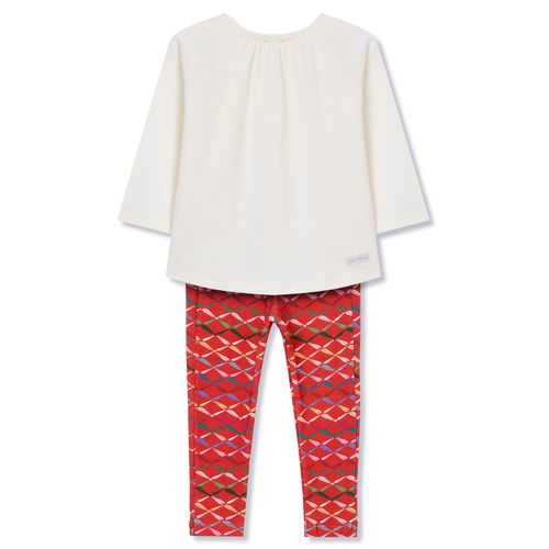Conjunto Toddler Moletinho Manga Longa Laranja