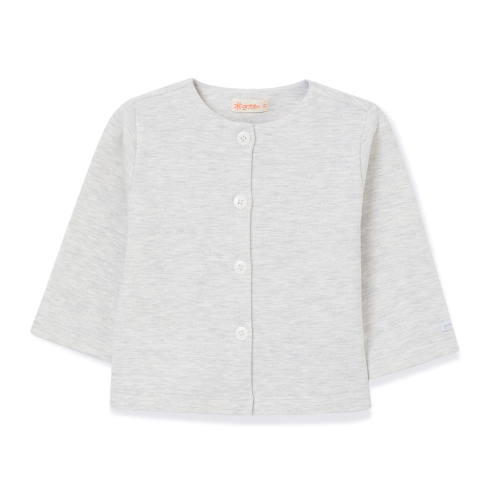 Casaco Toddler Mescla Branco