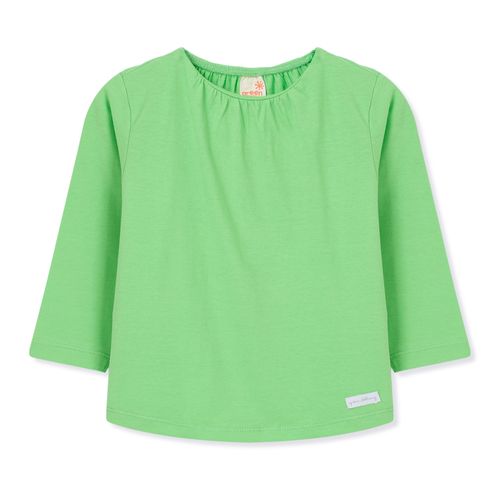 Blusa Toddler Menina Básica Manga Longa Verde Claro