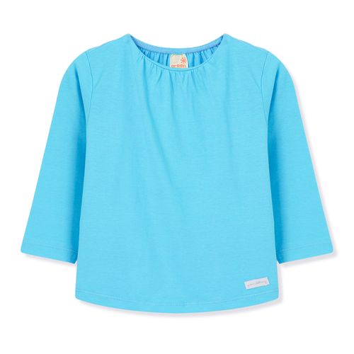 Blusa Toddler Básica Manga Longa Azul