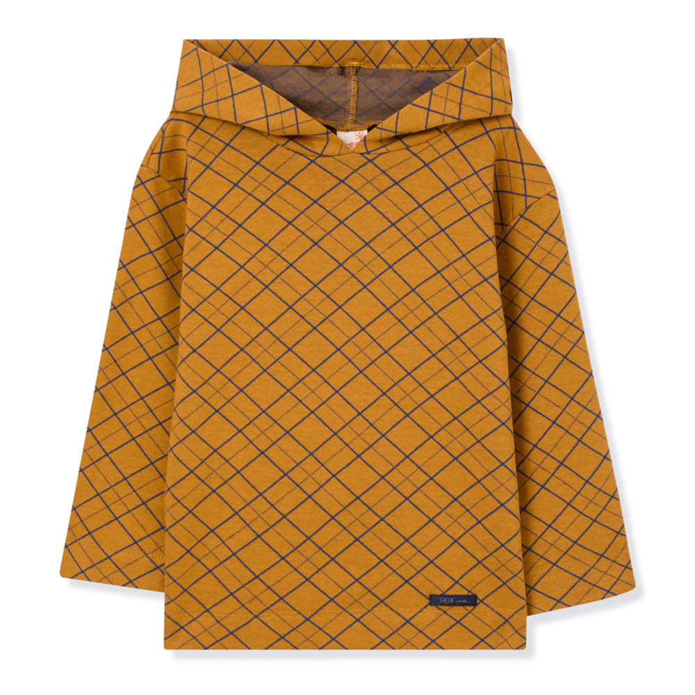 Blusão Infantil Moti Básico Manga Longa Amarelo