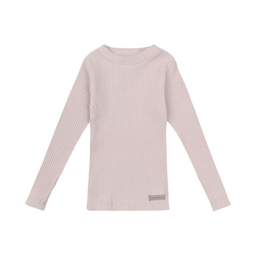 Blusa Infantil Plissada Manga Longa Cru